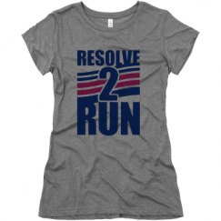 Ladies Slim Fit Super Soft Triblend Tee