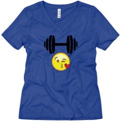 Ladies Relaxed Fit V-Neck Tee