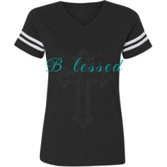 Ladies Relaxed Fit Vintage Sports Tee