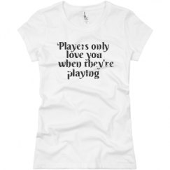 Ladies Slim Fit Basic Promo Jersey Tee