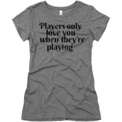 Ladies Slim Fit Super Soft Triblend Tee