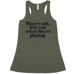 Ladies Flowy Racerback Tank