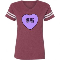 Ladies Relaxed Fit Vintage Sports Tee