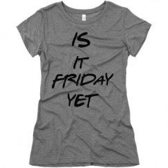 Ladies Slim Fit Super Soft Triblend Tee