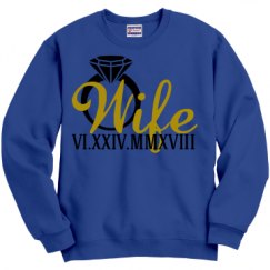 Unisex Film and Foil Crewneck Sweatshirt
