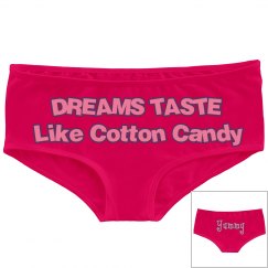 Dreams taste like cotton candy