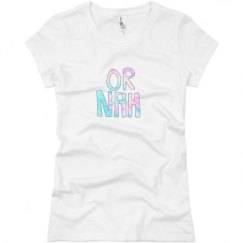 Ladies Slim Fit Basic Promo Jersey Tee