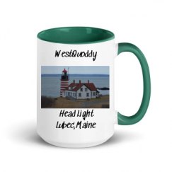 15oz Ceramic Mug with Color Inside