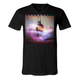 Unisex V-Neck Jersey Tee