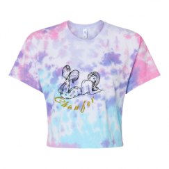 Women's Tie Dye Crop Top Tee