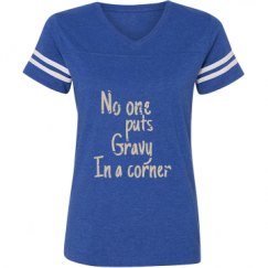 Ladies Relaxed Fit Vintage Sports Tee