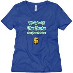 Ladies Relaxed Fit V-Neck Tee