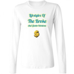 Ladies Relaxed Fit Basic Long Sleeve Tee