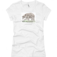 Ladies Slim Fit Basic Promo Jersey Tee