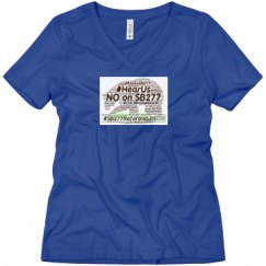 Ladies Relaxed Fit V-Neck Tee