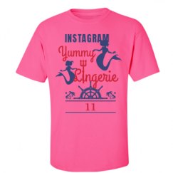 Unisex Ultra Cotton Safety Neon Crewneck Tee