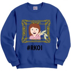 Unisex Film and Foil Crewneck Sweatshirt
