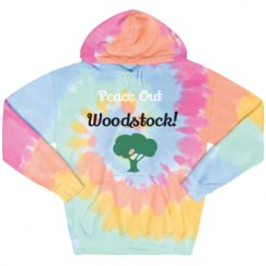 Unisex Tie-Dye Fleece Hoodie