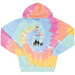 Unisex Tie-Dye Fleece Hoodie