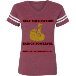 Ladies Relaxed Fit Vintage Sports Tee