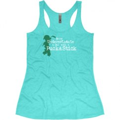 Ladies Slim Fit Super Soft Racerback Triblend Tank