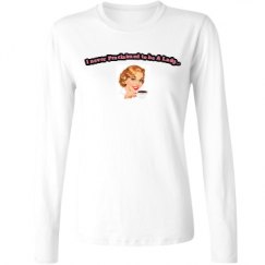 Ladies Relaxed Fit Basic Long Sleeve Tee