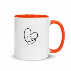 11oz Ceramic Mug with Color Inside