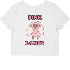 Ladies Slim Fit Crop Top Tee