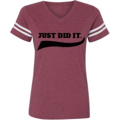 Ladies Relaxed Fit Vintage Sports Tee