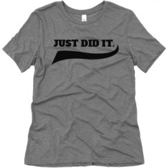 Ladies Relaxed Fit Super Soft Triblend Tee