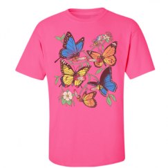 Unisex Ultra Cotton Safety Neon Crewneck Tee