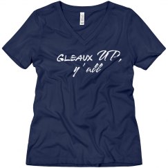 GLEAUX UP, y’all (vintage ladies v-neck)