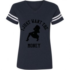 Ladies Relaxed Fit Vintage Sports Tee