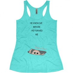 Ladies Slim Fit Super Soft Racerback Triblend Tank