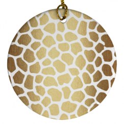 Porcelain Circle Ornament