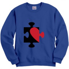 Unisex Film and Foil Crewneck Sweatshirt