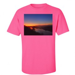 Unisex Ultra Cotton Safety Neon Crewneck Tee