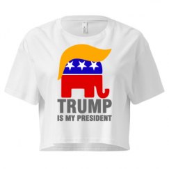 Ladies Festival Cali Crop Top Tee