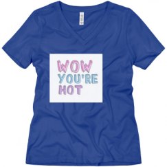 Ladies Relaxed Fit V-Neck Tee