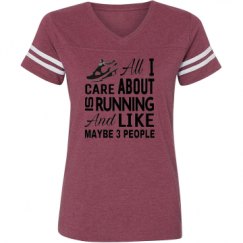 Ladies Relaxed Fit Vintage Sports Tee