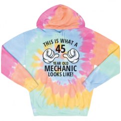 Unisex Tie-Dye Fleece Hoodie