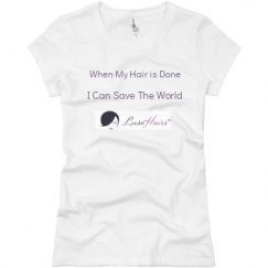 Ladies Slim Fit Basic Promo Jersey Tee