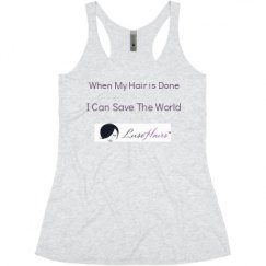 Ladies Slim Fit Super Soft Racerback Triblend Tank