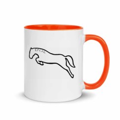 11oz Ceramic Mug with Color Inside