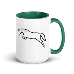 15oz Ceramic Mug with Color Inside