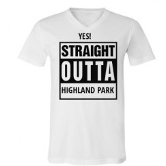 Unisex V-Neck Jersey Tee