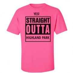 Unisex Ultra Cotton Safety Neon Crewneck Tee