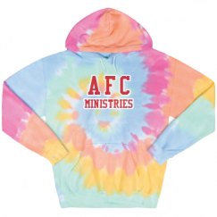 Unisex Tie-Dye Fleece Hoodie