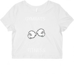 Ladies Slim Fit Crop Top Tee