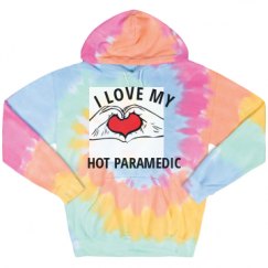 Unisex Tie-Dye Fleece Hoodie